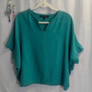 Marc New York Size Small (Oversized) Green Top